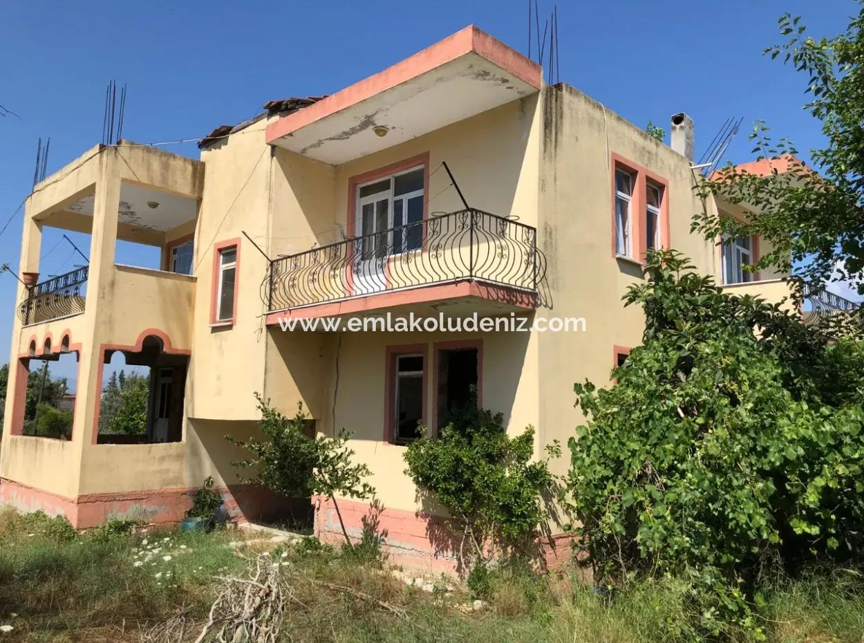 2 Storey House Villa For Sale In 727M2 Land In Seydikemer