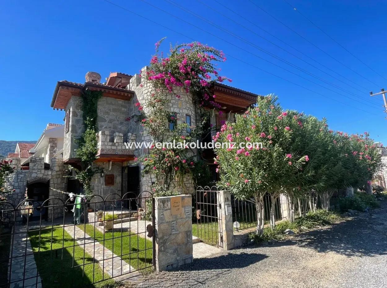 Stone Villa For Sale In A 580M2 Plot In Gulpinar, Dalyan