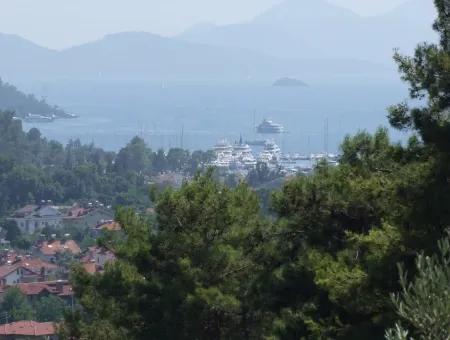 Land For Sale In Gocek Fethiye Göcekde 2017M2 Land For Sale With Full Sea View