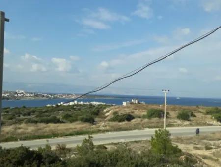 Land For Sale In Çeşme Dalyan Neighborhood With Full Sea View 1176M2 Zoning