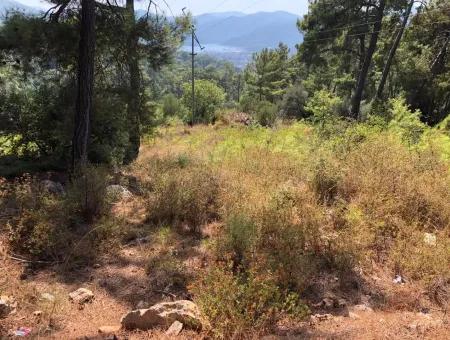 Göcek'de Satılık Arsa Göcekde Turizm İmarlı Deniz Manzaralı Satılık Arsa